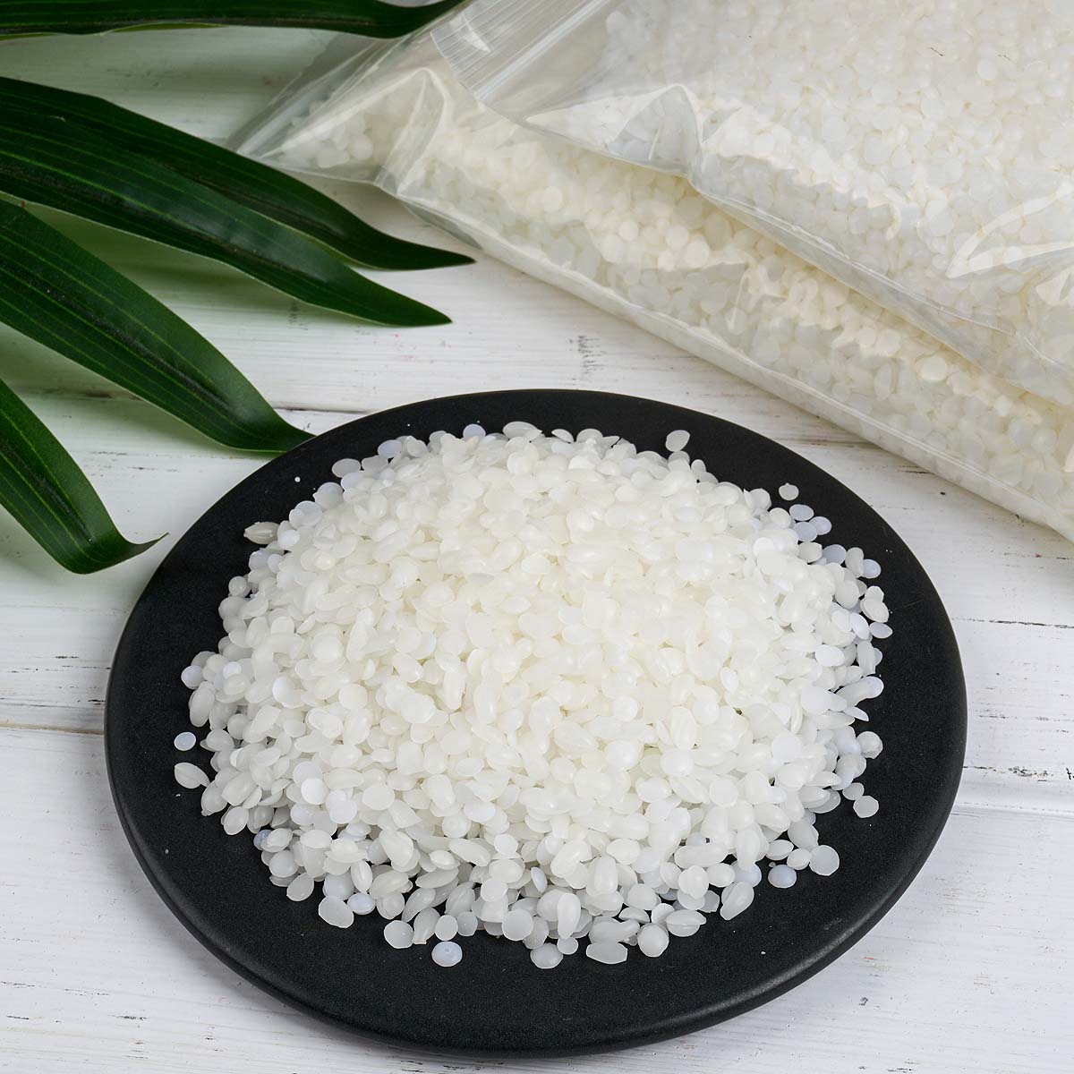 Candle Making Material - 白い蜜蝋純粋な天然粒状バッグ DIY キャンドル作り材料無臭ワックス粒子原料手芸用品