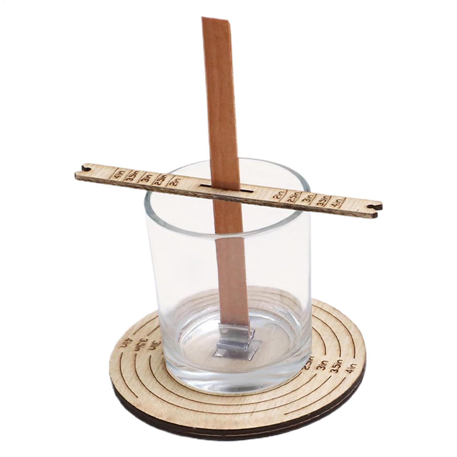 Candle Making Homewood - 芯安定化キャンドル製作ツール 2個/セット 木製クラフト用品 キャンドル芯の中心調整ツール キャンドル製作用