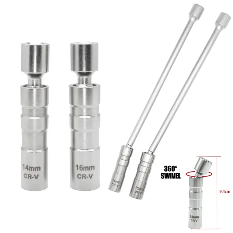 Candle Making Accessories - 14 ミリメートル 16 ミリメートルスパークプラグ取り外しツールレンチ磁気スリーブ 3/8 インチ