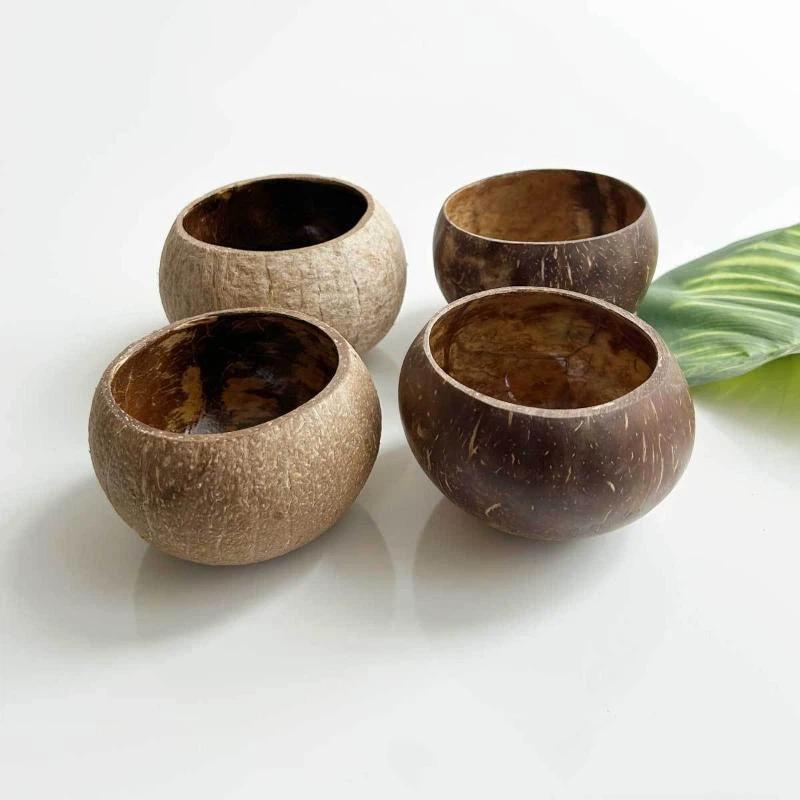 Candle Making Homewood - ホームクラフト：天然ココナッツシェルボウルの作り方：1個入り木製クリエイティブ装飾キャンドル