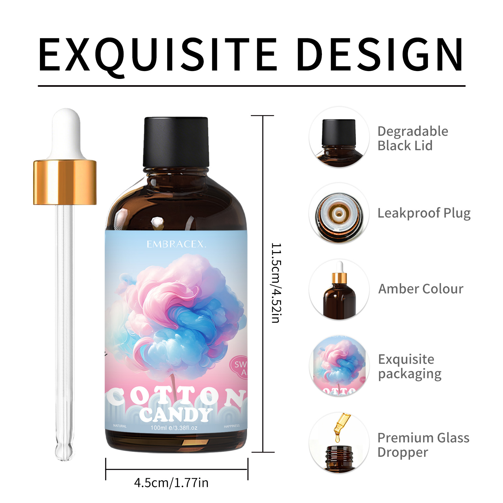 100ml 綿菓子エッセンシャルオイルディフューザーキャンド - Candle Making Oils のレビューと価格
