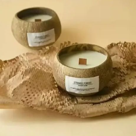天然ココナッツシェル香りのキャンドル、アロマセラピー植物エッ - Candle Making Oils のレビューと価格