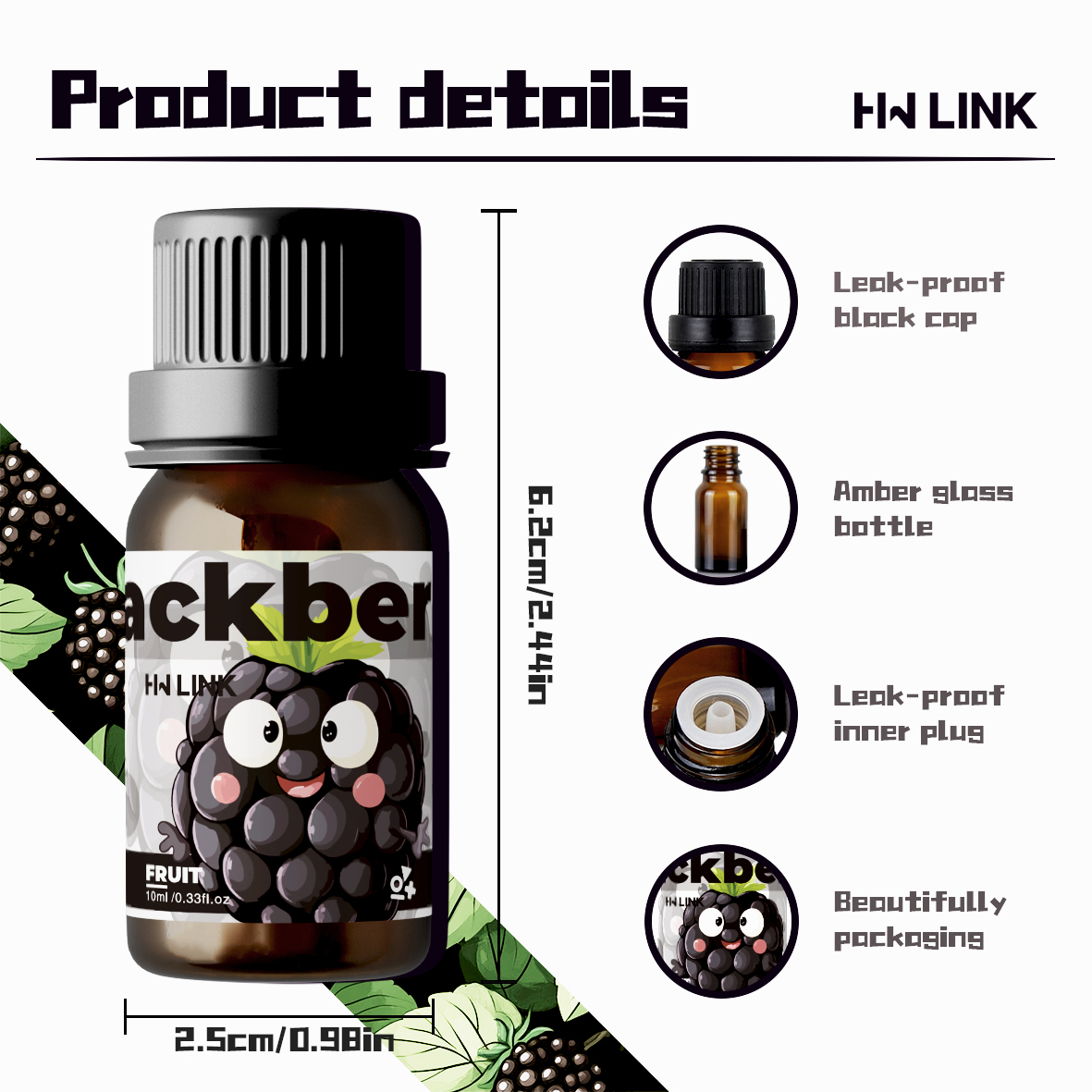 ブラックベリーエッセンシャルオイル 10ml 香り付きオイル - Candle Making Oils のレビューと価格