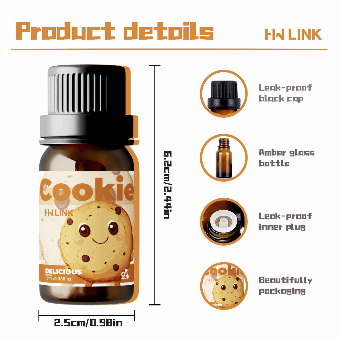 10ml クッキー型エッセンシャルオイル - キャンドル作り - Candle Making Oils のレビューと価格