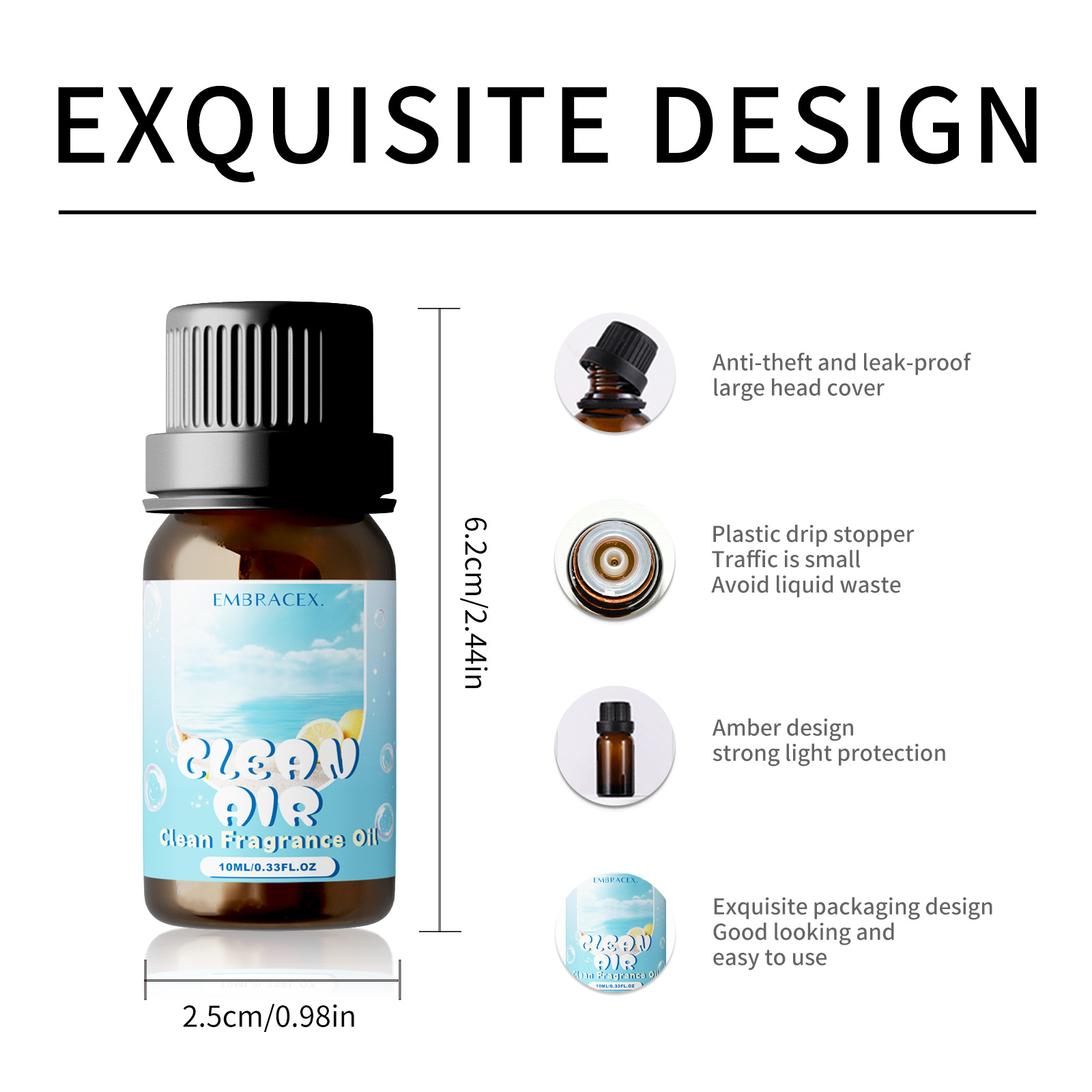 10 ミリリットルクリーンエアエッセンシャルオイルレモンラベ - Candle Making Oils のレビューと価格