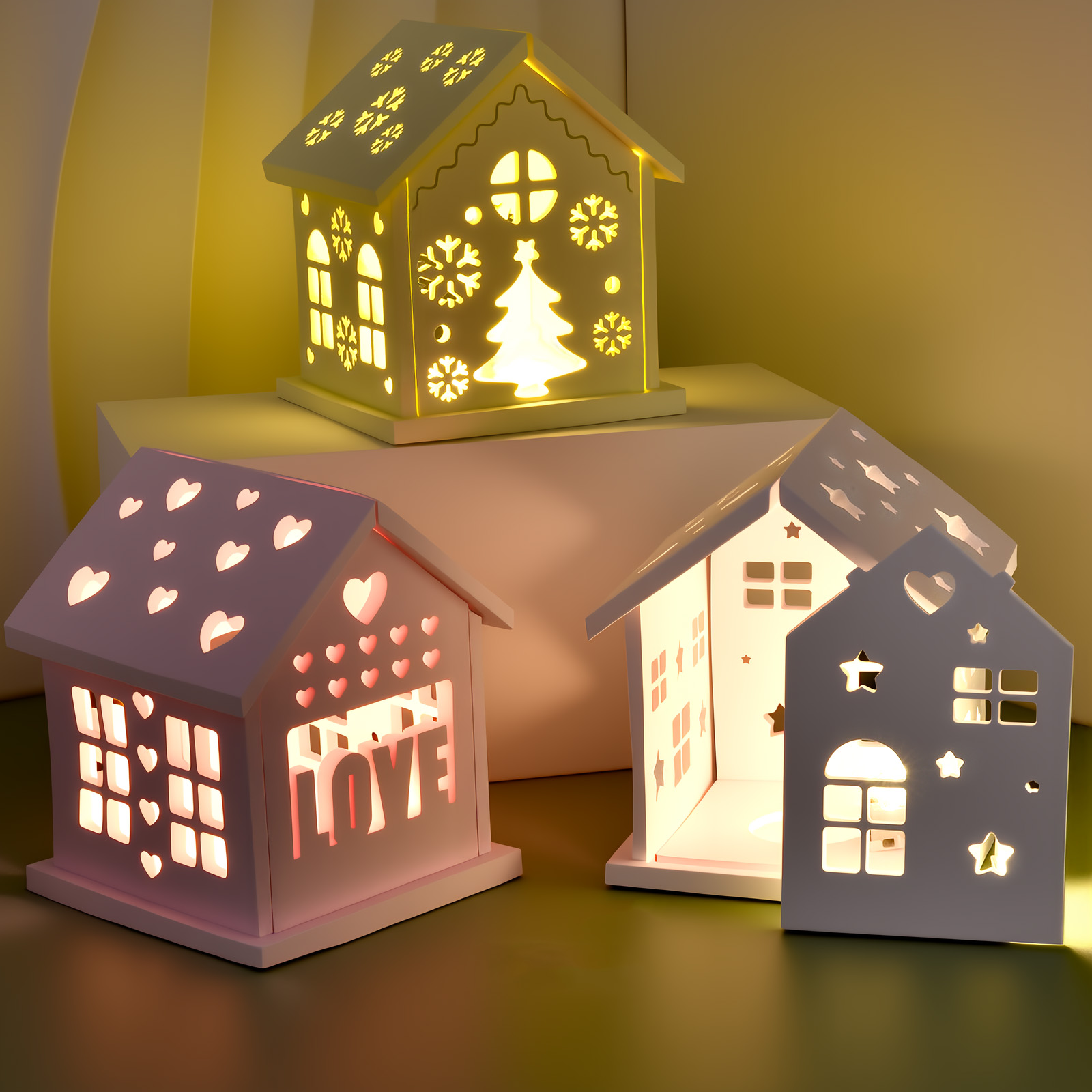 3Dハウスシリコンモールド DIY クリスマスツリー ラブス - Candle Making Items のレビューと価格