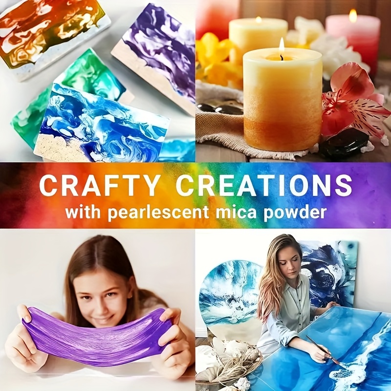 24色/8色 5グラム 0. さまざまな色の真珠光沢マイカパ - Candle Making Accessories のレビューと価格