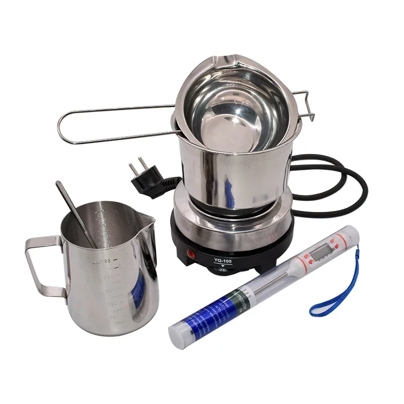 蜜蝋るつぼ 電気ヒーターストーブ付き キャンドル作り 蜜蝋メ - Candle Making Accessories のレビューと価格