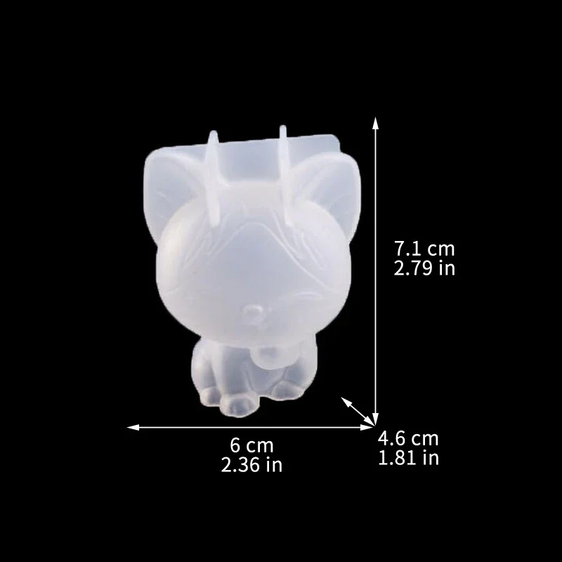3D 幾何学的なシリコーンユニコーン猫鹿クマ型ソープキャンド - Candle Making Accessories のレビューと価格