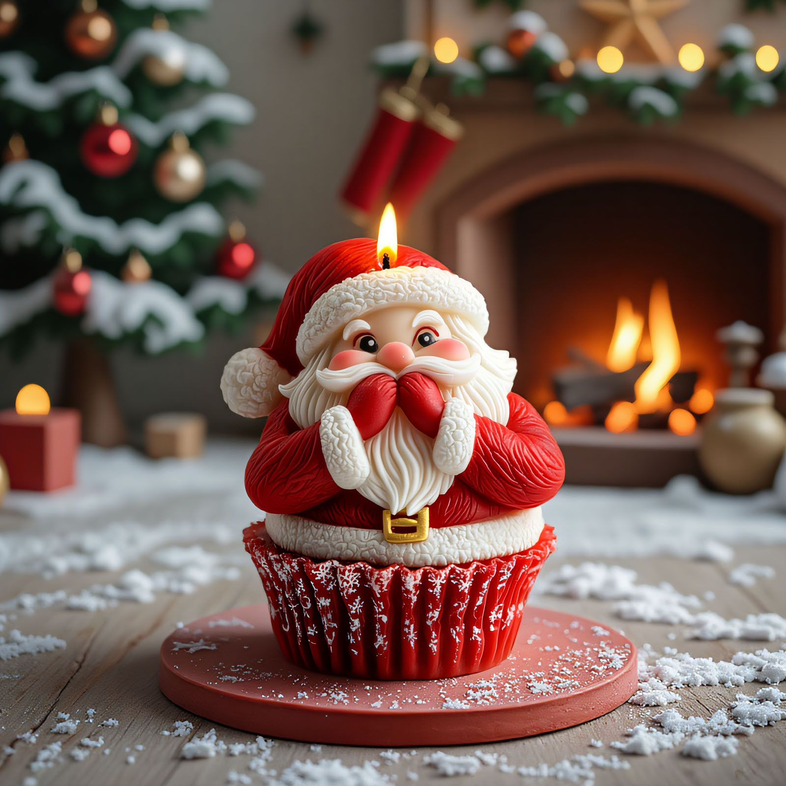 サンタクロースとエルクのキャンドル製造用型、キャンドル製作、 - Candle Making Accessories のレビューと価格