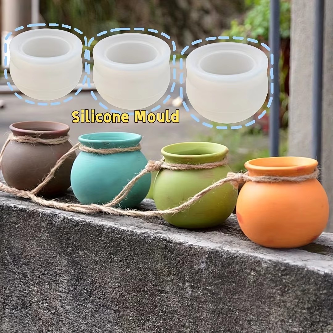 シリコンフラワーポット型、樹脂型、エポキシ型、香り付きキャン - Candle Making Items のレビューと価格