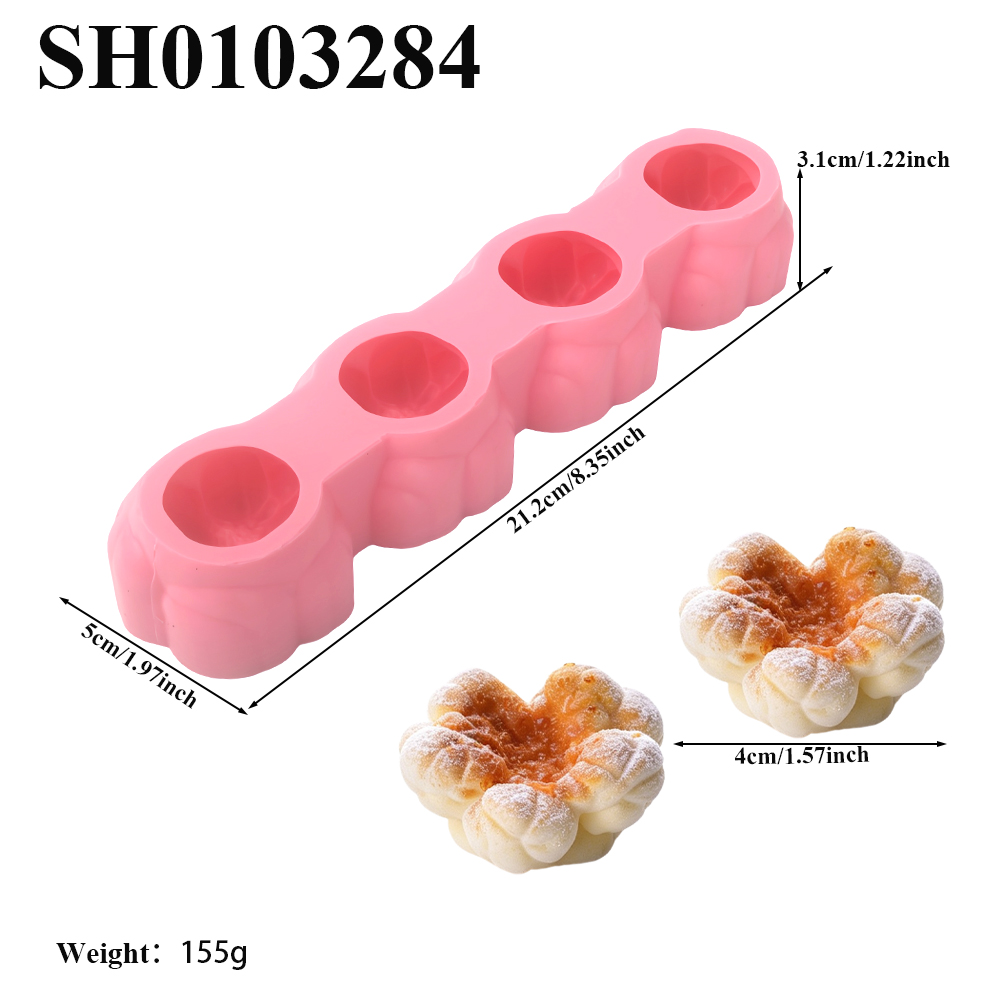 1セルまたは4セルポップコーンデザイン食品グレードシリコンケ - Candle Making Accessories のレビューと価格