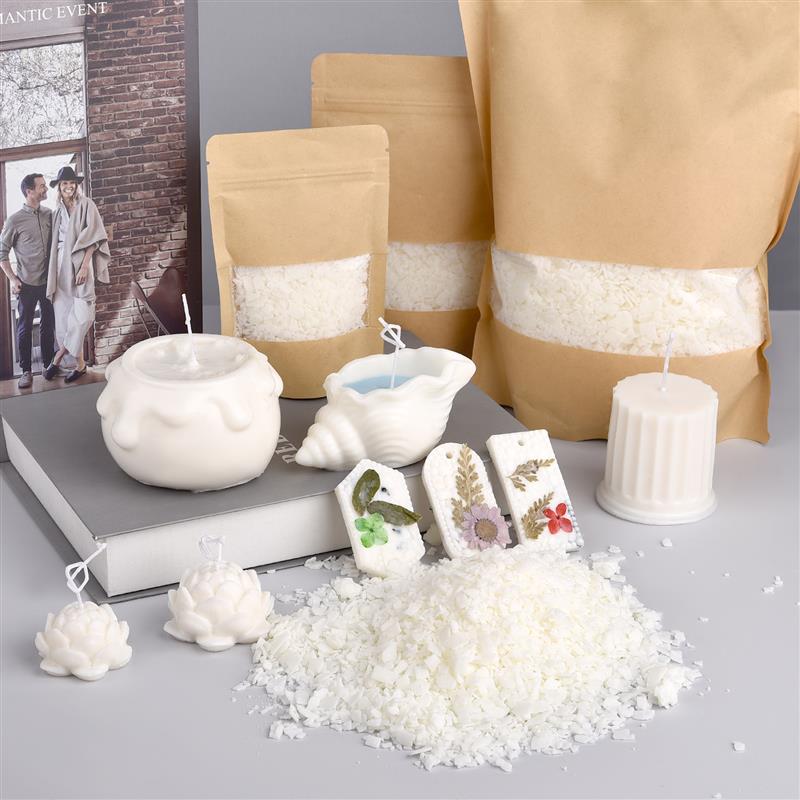 天然の純粋な大豆ワックスフレークの香りのキャンドル,原材料, - Candle Making Material のレビューと価格