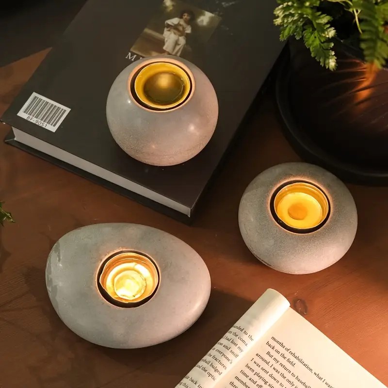 ティーライトキャンドルホルダー樹脂シリコンモールド、クリスタ - Candle Making Items のレビューと価格
