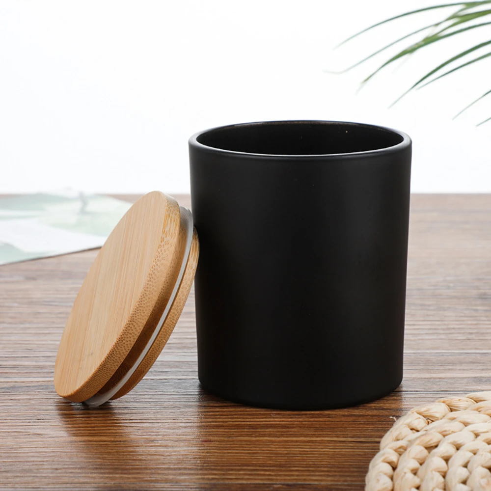 木製カバーガラスキャンドルジャーマット仕上げペンコンテナキャ - Candle Making Homewood のレビューと価格