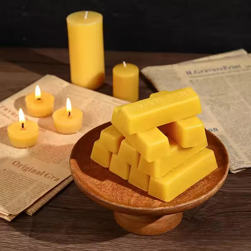 4/8個入り純粋蜜蝋ブロック、高品質ワックスがけ材料、DIY - Candle Making Material のレビューと価格