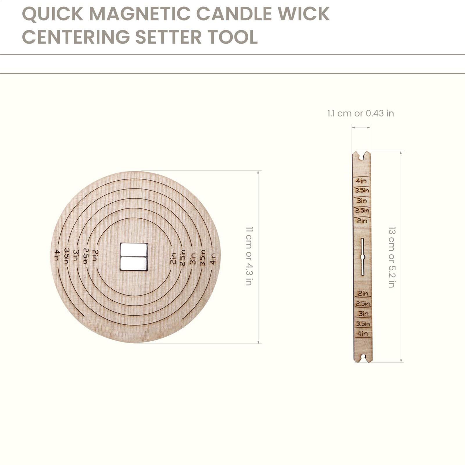 芯中心調整ツール 芯安定化器具 キャンドル作成ツール 2個入 - Candle Making Homewood のレビューと価格