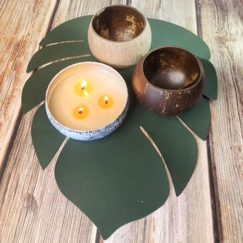 ホームクラフト 天然ココナッツシェルボウル 木製クリエイティ - Candle Making Homewood のレビューと価格