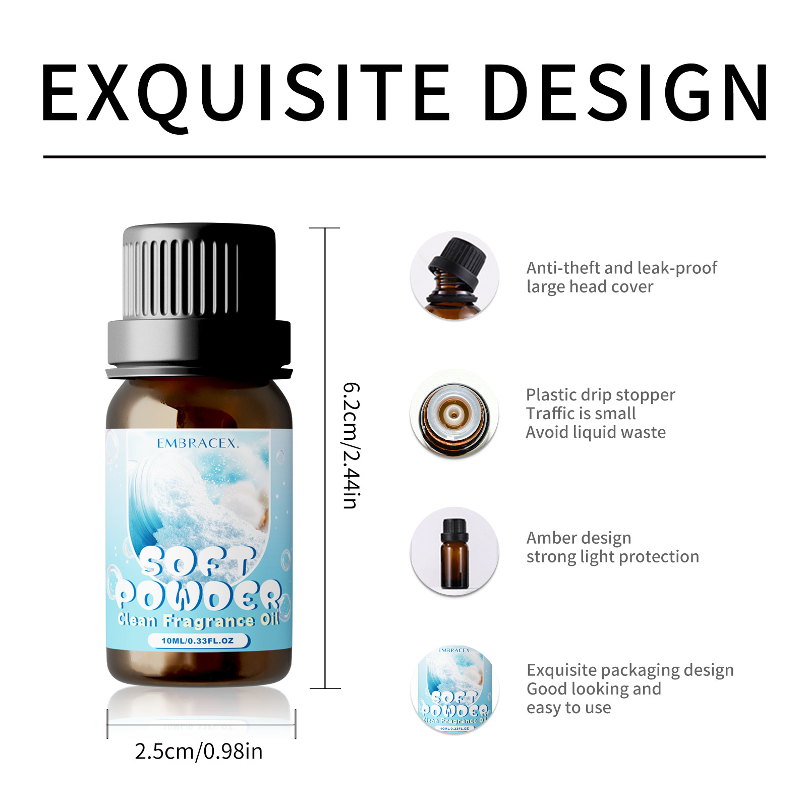 10ml ソフトパウダーエッセンシャルオイル バニラ・バイオ - Candle Making Oils のレビューと価格