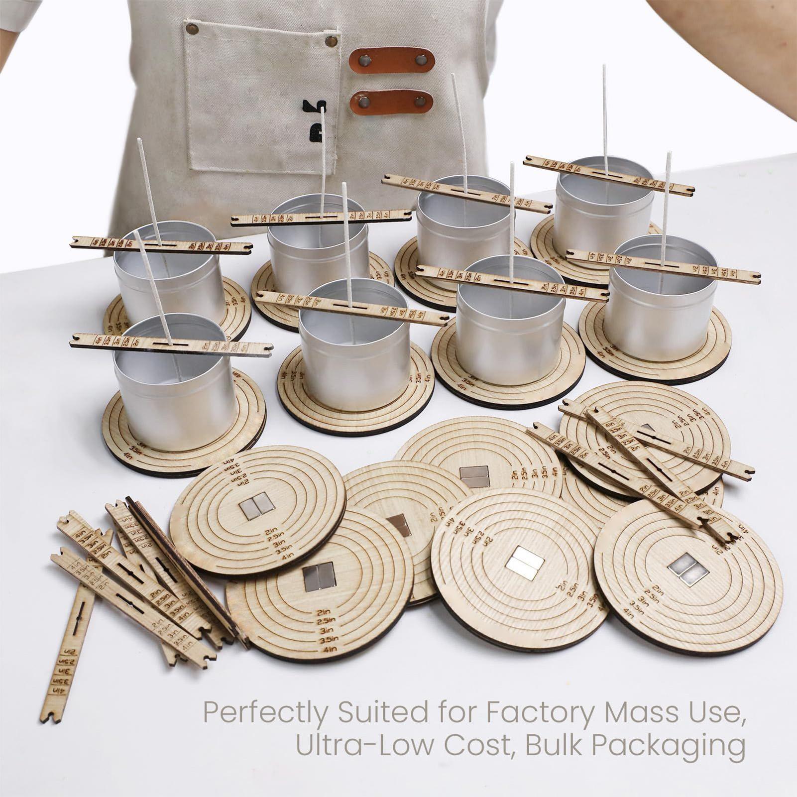 2個入り ウィックセンタリングツール 木製キャンドル製造用ス - Candle Making Homewood のレビューと価格